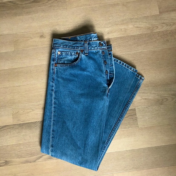 Vintage Levi’s 501 ‘93 Straight Men’s Jeans - Picture 2 of 4